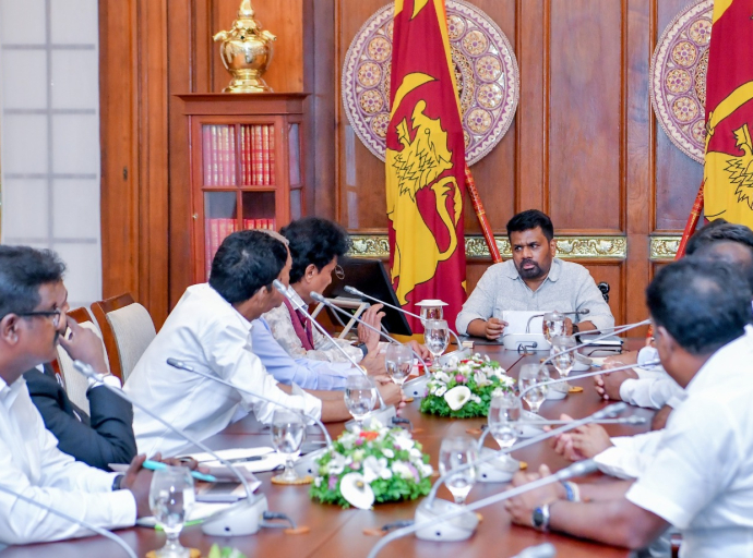 Members of the TPA, including its leader MP Mano Ganesan, met with President Dissanayake